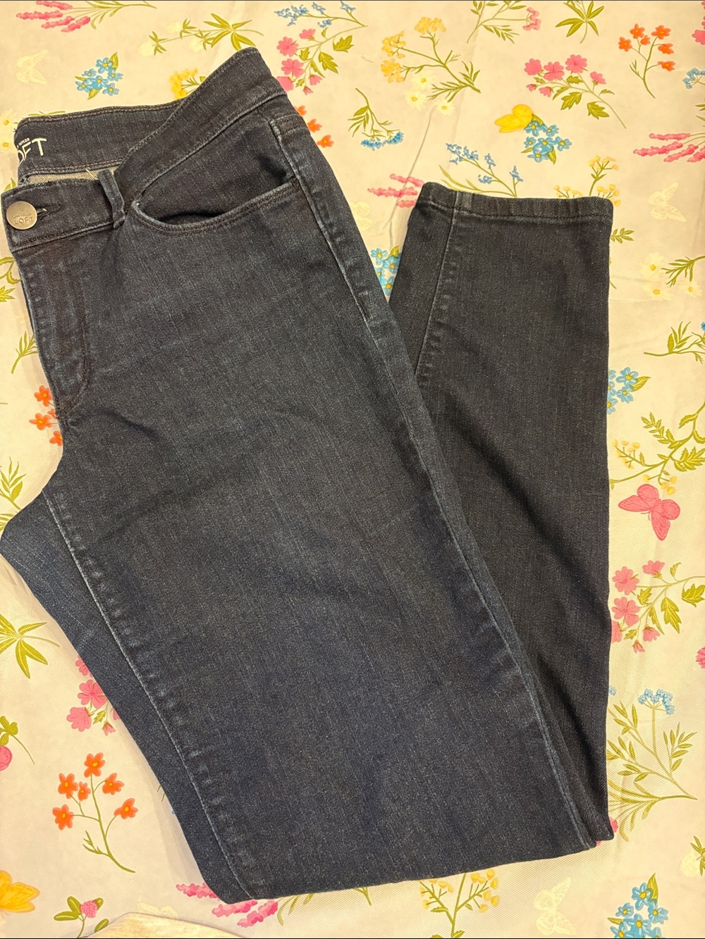 LOFT Dark Wash Skinny Jeans Size 28/6